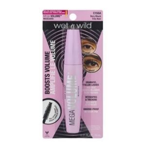 *3/15* NEW Wet n Wild Mega Volume Mascara Very Black C156A